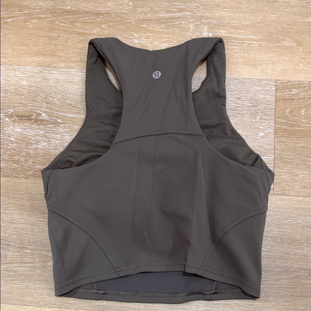 lululemon athletica Dark Brown Crop Top